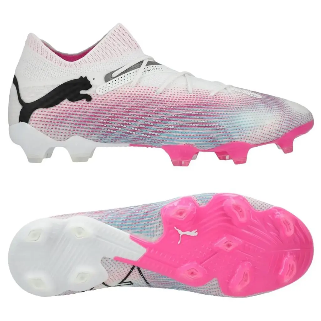 PUMA Future 7 Ultimate FG/AG Phenomenal - Blanc/Noir/Poison Pink
